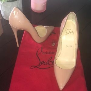 Christian Louboutin So Kate 120mm Nude Pumps
